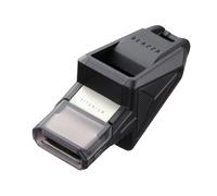 Molten Blazza Basketball - Silbato de árbitro Profesional para canchas Interiores | Volumen máximo de 125 dB de Doble Paso | Resina ABS de Larga duración con cómoda Boquilla de Titanio | Cordón