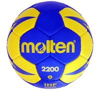 MOLTEN H0X2200 Balón de Balonmano, Bebés niños, Amarillo y Azul, Talla 0
