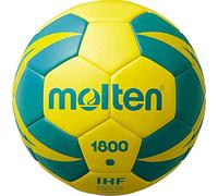 MOLTEN H3X1800-YG - Balón de Balonmano, Color Amarillo y Verde