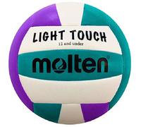 Molten luz Touch Voleibol, Color Purple/Aqua, tamaño 12 & Under/8.1 oz