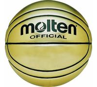 Molten - Pelota de Baloncesto (Cuero), Color Dorado, Talla Size 7