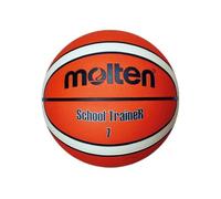 Molten SchoolTraineR Balon de Baloncesto Orange/Ivory 7