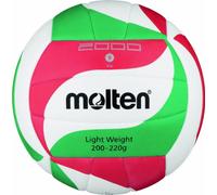 Molten Bola, Volleyball V5M2000-L, Weiãÿ/Grã¼n/Rot, 5, Verde/Rojo/Blanco, 5 UK