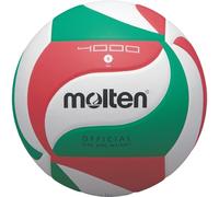 Molten VM4000 - Balón de Voleibol, Blanco, Rojo y verde, Talla 5
