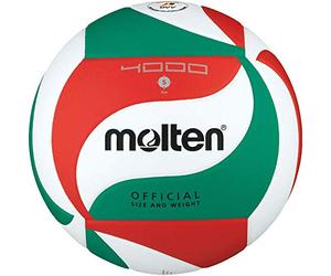 Molten VM4000 Balón de Voleibol White/Green/Red 5