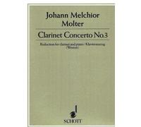 MOLTER J.M. - Concierto nº 3 en Sol Mayor para Clarinete y Piano (Weston)