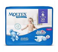 Moltex Pañales Premium Comfort Talla 6 17-28Kg 30 uds