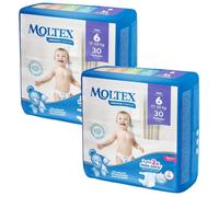 Moltex Pañales Premium Comfort Talla 6 (17-28 Kg) 2x30 uds