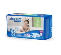MOLTEX Premium pañales system channel protect 9-15 kgs talla 4 paquete 50 uds