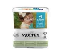 Moltex Pure & Nature - Pañales talla 1-6 (talla 5 junior), color blanco