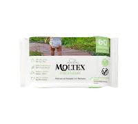Moltex Pure Nature Toallitas 60 Uds - Toallitas húmedas biodegradables para bebé