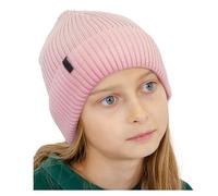 molti Gorro de lana merino para niños, 100% merino, punto acanalado, sin pompón, transpirable y cómodo, talla 52-54, 5 colores