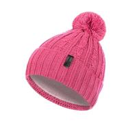 Molti Otoño e Invierno Gorro Niños Forro Polar Lana Gorro Caliente Espesar Forro Polar para Niñas y Niños, 48-50/52-54, de color, Rosa., 48-50