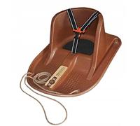 MOLTI Pro Eco Wood Trineo para niños de hasta 4 años, Juegos con respaldo, cinturón de seguridad y cuerda de tracción, trineo para niños pequeños