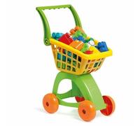 MOLTO 13456 - Carro De La Compra Con 30 Bloques, Amarillo Y Verde