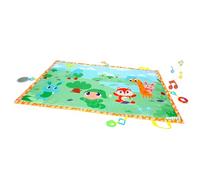MOLTO | Alfombra Juegos XXL Musical Bebé con 4 Juguetes Colgantes - Diseño Gusy Luz - Alfombra Infantil Acolchada con Arco y Sonido - Desde 0 Meses - 140x90 cm