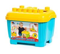 MOLTO | Caja Actividades Molto 15 Piezas, Puzzles y Bloques | Juego de Bloques Blandos | Bloques de Construcción | Juguetes Sensoriales para Bebes | Juguetes Educativos para Niños | +12 Meses