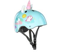 MOLTO - Casco Infantil con Diseño de Unicornio y Cuernos 3D, Casco Ajustable, Ligero y Cómodo, Ideal para Bicicleta, Patinete, Scooter y Monopatín, + 3 Años