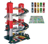 Parking de juguete 5 Plantas + 10 coches + Tapiz de Juego
