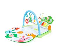 MOLTO - Gusy Luz Alfombra Gimnasio Bebé Activity Piano con Luces, Sonidos y 20 Melodías, Manta de Juegos Infantil con 4 Modos, 3 Juguetes y Pian, Lavable, Plegable y Portátil, + 0 Años