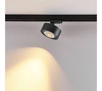Molto Luce foco de riel LED trifásico Mag, negro, 827