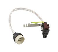 Molto Luce - Vaso de cerámica con pinza, accesorio para plafón empotrable para bombillas GU 10 230 V