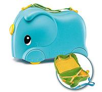 MOLTO | Maleta Infantil Smiler Deluxe Azul | Correpasillos | Equipaje de Mano | Juguetes Educativos | para Niños de 36 Meses