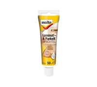 Molto Masilla para suelos laminados y parqué, 50 ml, para reparar agujeros y arañazos en suelos laminados y parqués