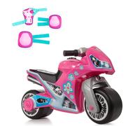 Moto correpasillos Molto Cross Premium Rosa + Protecciones Rosa