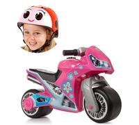 Moto correpasillos Molto Cross Premium Rosa + Casco Mariquita