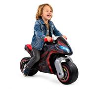MOLTO - Moto Correpasillos Negra Furious Infantil, Diseño de Carreras para Niños y Niñas, Ligera, Estable y Cómoda, Juguete Seguro para Interior y Exterior, + 18 Meses
