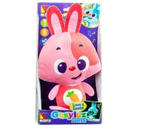 Molto - Muñeco Gusy Luz Baby Bunny Rosa con luz y sonido. 7.5 cm (24535)