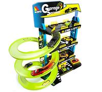 MOLTO | Parking Infantil de 4 Plantas con Accesorios, Parking Coches Juguete, Pista de Coches de Juguete, Juguetes Niños + 3 Años, Garaje Coches