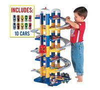 MOLTO | Parking Infantil de 7 Plantas + 10 Coches con Accesorios, Parking Coches Juguete, Pista de Coches de Juguete, Juguetes Niños + 3 Años, Garaje Coches
