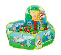 MOLTO | Parque de Bolas con 25 Pelotas | Piscina de Bolas | Incluye Canasta | Juguetes Sensoriales para Bebes | Juguetes Educativos para Niños | 6 Meses