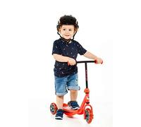 MOLTO | Patinete Infantil My 1st Scooter Rojo - 3 Ruedas Estables - Plataforma Antideslizante - Ideal para Niños a Partir de 2 Años - 57,5 x 18 x 58 cm