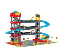 MOLTO - Pista de Carreras Infantil con Garaje de Varios Niveles y Rampas en Espiral, Parking de Juguete con 3 Coches de Colores para Niños y Niñas, Desarrollo de la Motricidad y Coordinación