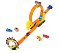 MOLTO | Pista de Coches Ultimate con Looping y un Coche | Looping Track 360 Grados | Parking de Juguete | Juguetes Educativos para el Desarrollo de Niños | A Partir de 3 Años