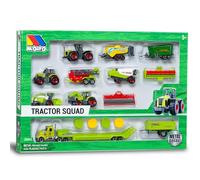 MOLTO - Set de 16 Juguetes Agrícolas, Escala 1:64, Tractores, Remolques y Accesorios Agrícolas, Juguetes Maquinaria Agrícola, Juguete de Granja, + 3 Años