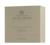 Molton Brown Delicious jabón perfumado de ruibarbo y rosa 150 g