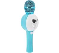 MOLUCKFU 1 Set Micrófono Inalámbrico Electrónico Máquina de Karaoke Que Canta Iluminación LED Juguete Didáctico para Sonido y Expresión Vocal y Juegos Musicales en Casa