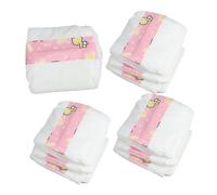 MOLUCKFU 10 Pañales para Muñecas de 18 Pulgadas Accesorios para Vestir Muñecas Pañales de Juguete Realistas de Plástico Seguros Kit de 10 Piezas para Juegos de Cuidado y Accesorios de