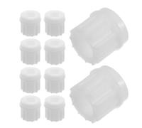 MOLUCKFU 10 Piezas de Manguito de Tornillo para Picadora de Carne, Engranaje de Plástico de 12 Dientes, Pp Blanco, Accesorio para Procesador de Alimentos y Picadora de Carne, para Embutir