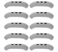 MOLUCKFU 10 Piezas Fundas para Asas de Olla de Plástico Resistentes al Calor Antideslizantes para Sartenes Woks y Batería de Cocina de Mango Reutilizables para Cocina Segura