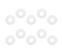 MOLUCKFU 10 piezas Juntas para Botellas con Tapa Abatible Sellado Resistente Fugas Gomas de Repuesto para Botellas de Cerveza y Refrescos Compatibles con Tapones Swing Top Blancas