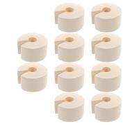 MOLUCKFU 10 Piezas Protector de Pellizco para Puertas Topes Anticolisión de Nbr Amortiguadores Reutilizables para Dedos Protección Segura Cocinas Dormitorios y Oficinas para Muebles y