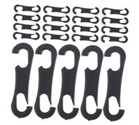 MOLUCKFU 100 Ganchos de Plástico para Fundas de Asientos de Coche Ganchos de Fijación Antideslizantes para Respaldo Accesorios para Fundas y Parasoles Uso para Interior de Vehículo