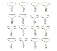 MOLUCKFU 100 Ganchos Metálicos para Cojín de Asiento de Coche Gancho de Fijación para Asiento Cinta Trenzada de 2 CM para Sujetar Cojines Pack de 100 Unidades para Uso Automóvil