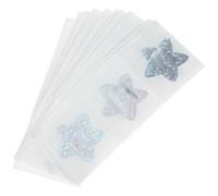 MOLUCKFU 100 Piezas Bandas Adhesivas Brillantes Estrellas Protectoras para Cuidado de Heridas Pequeñas Parche Transpirable para Detener Sangrado y Acelerar Recuperación