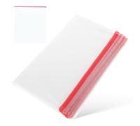 MOLUCKFU 100 piezas Bolsas Autoadhesivas Transparentes para Embalaje de Ropa Alta Adhesión y Visibilidad Clara Resistentes y Sellables para Pequeños Negocios y Envíos